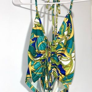 Ruched Halter Top NWOT